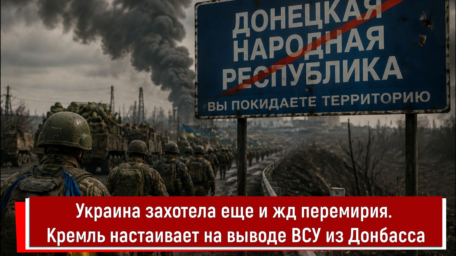 Украина захотела еще и жд перемирия. Кремль настаивает на выводе ВСУ из Донбасса