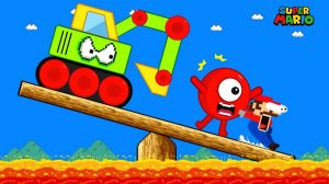 🌀 Finish the Pattern？ Круги Блоки Сбегает EXCAVATOR Truck Лабиринт Уровень вверх 🌀
