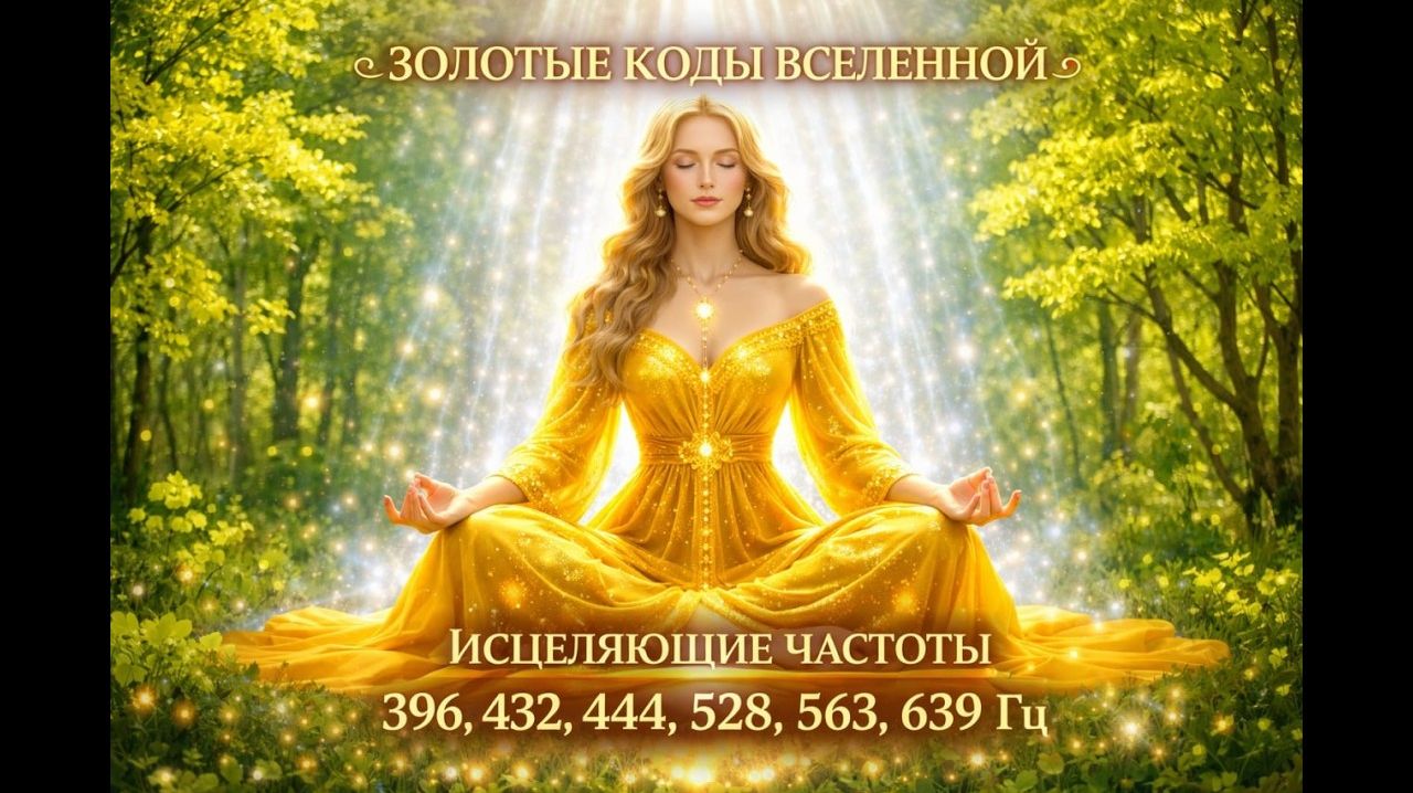 Расслабление и восстановление энергии ｜ ИСЦЕЛЯЮЩИЕ ЧАСТОТЫ из серии ЗОЛОТЫЕ КОДЫ ВСЕЛЕННОЙ 🌿