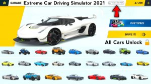 Все автомобили - Extreme Car Driving Simulator 2021 - Дистанция в 1000 км - Автомобильная игра
