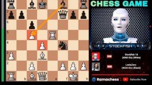 «Stockfish 18 разыграл атаку Фрид Любера и пожертвовал ладью против LeelaZero _ Rama Chess«р