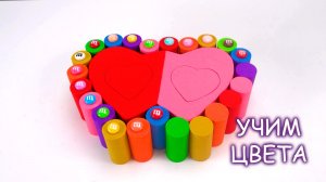 🌈Кинетический песок ASMR: Учим цвета  😍🪄 Развивашка для детей 2-5 лет