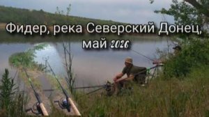 Ловля на фидер, река Северский Донец 2026