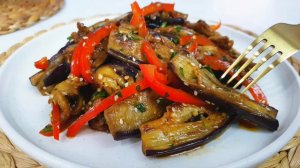 Таких вкусных баклажанов я еще не ела! Рецепт на миллион! Ну очень вкусная закуска