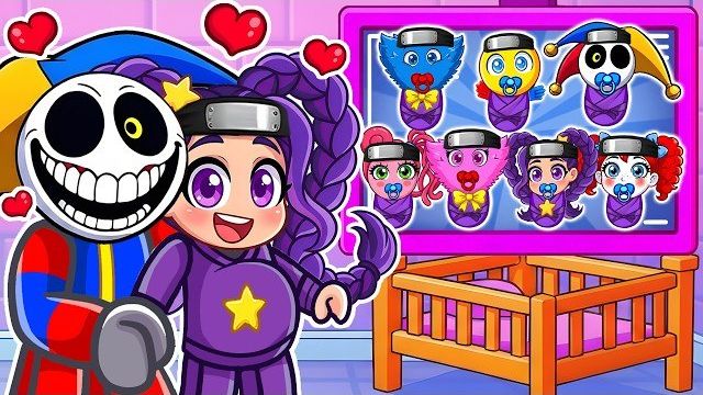 ЛИЛИ ЛАВБРЕЙДС РОДИЛА КУЧУ НИНДЗЯ-МАЛЫШЕЙ  В ROBLOX! Poppy Playtime 5 АНИМАЦИЯ