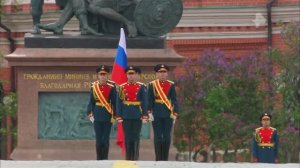 Мелодии Парада Победы. Часть 1, возложение цветов к могиле Неизвестного солдата