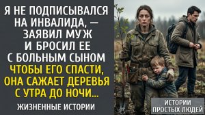 С такой, как ты, никогда в люди не выбьешься! – заявил муж, оставив ее с новоро