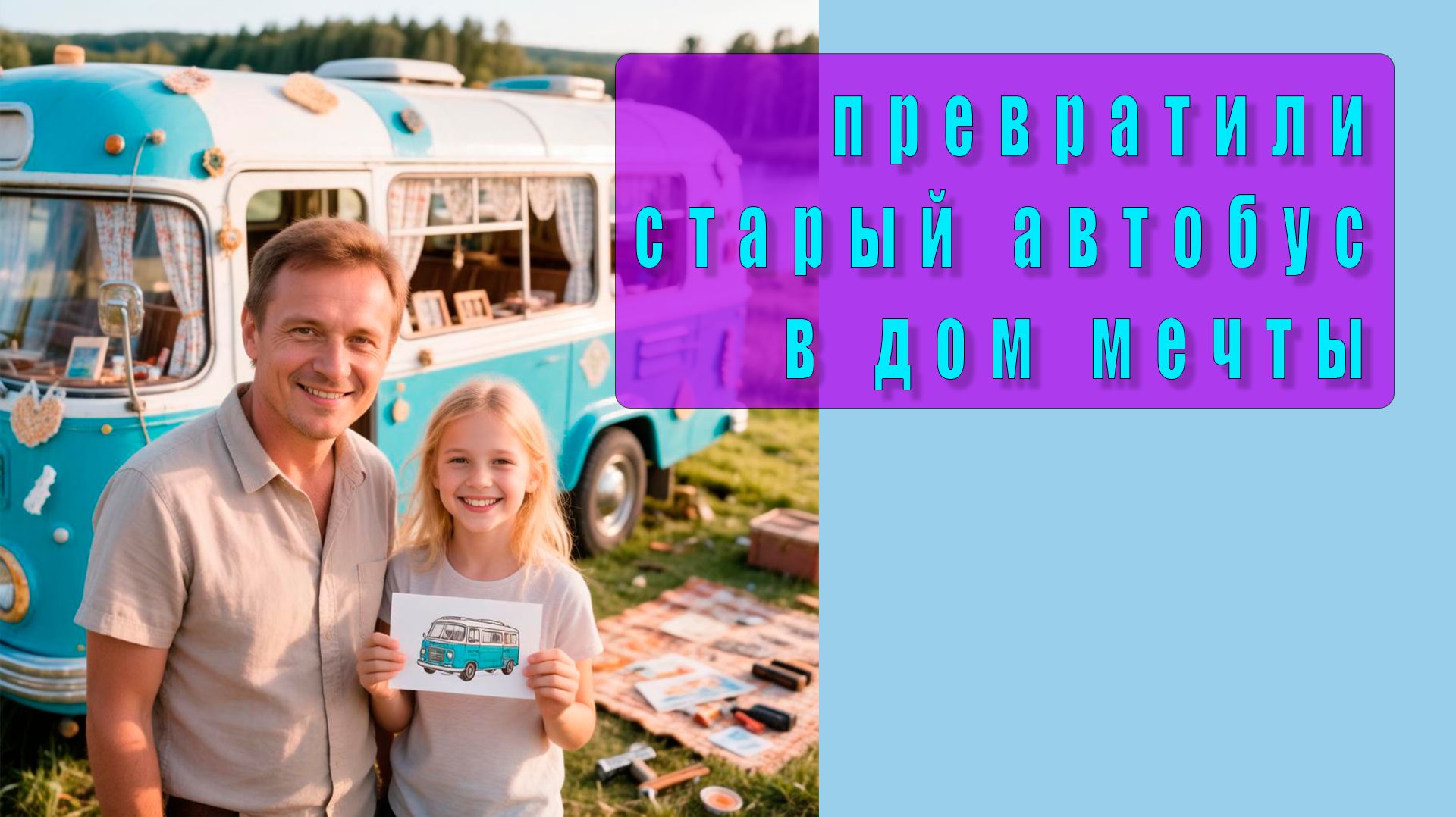 🚌 Как мы с дочкой превратили старый автобус в дом мечты на колёсах: от идеи до переезда!