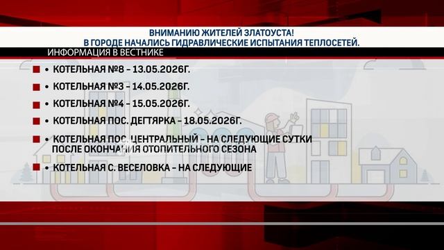 Начались гидравлические испытания теплосетей смотреть онлайн