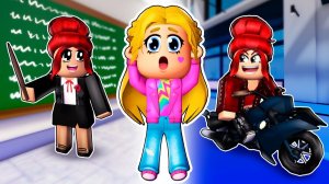 НОВАЯ УЧИТЕЛЬНИЦА ОКАЗАЛАСЬ БОССОМ БАНДЫ! Roblox История — Для Детей!