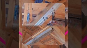1000058234.mp4 (Собака наблюдает за устройством лестницы на 2-ой этаж в доме А-фрейм)