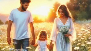 Тепло родного очага. С днём семьи. Роскошная музыкальная открытка.