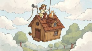 Мини-спектакль «Домик мелом»  Авторы:  Кира Мил и Александр Черкасов.