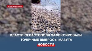 Власти Севастополя зафиксировали точечные выбросы мазута