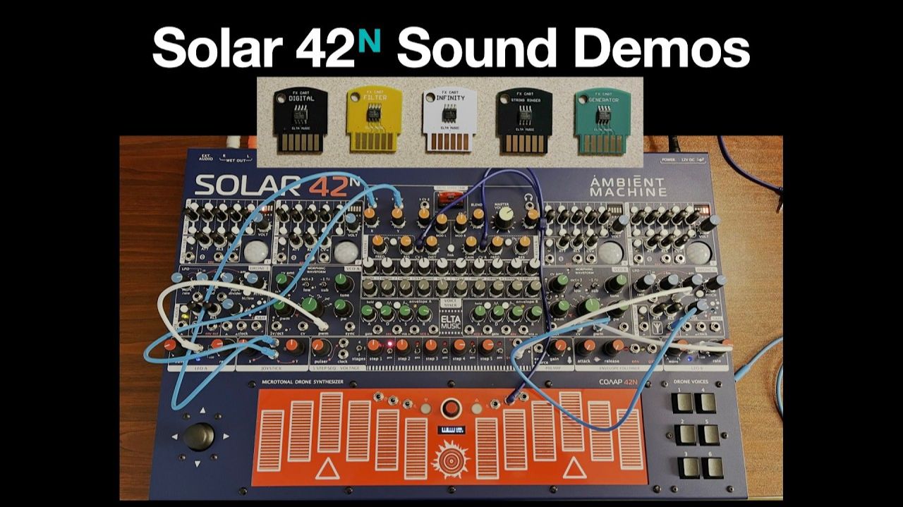 ELTA Music Solar 42N: Effect Cards Sound Demo