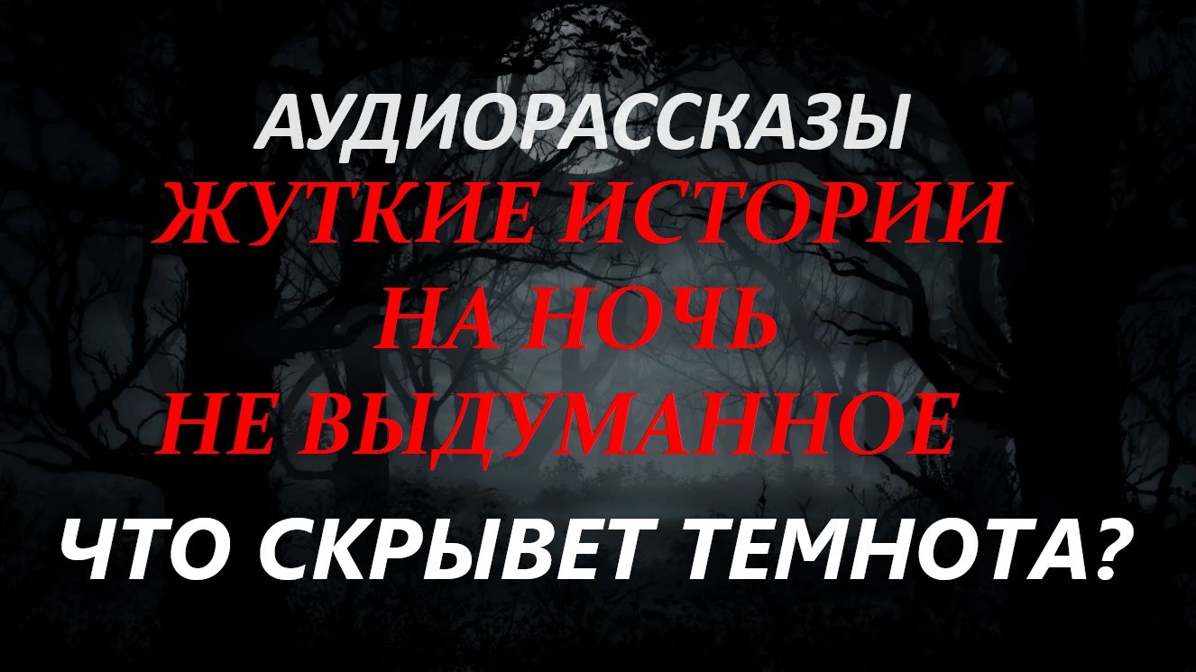 СТРАШНЫЕ РАССКАЗЫ НА НОЧЬ-ЧТО СКРЫВАЕТ ТЕМНОТА?