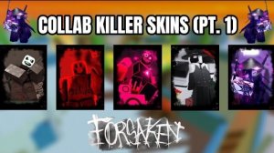 Победа с каждым коллаборационным скином убийцы (часть 1) | Roblox Forsaken