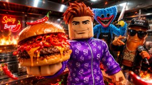 🍔 Я приготовил САМЫЙ ВКУСНЫЙ БУРГЕР в мире ROBLOX! РОБЛОКС - БРЙЕНРОТ - ЛАКИБЛОК