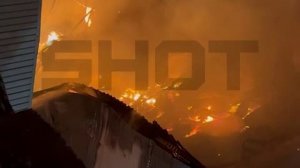 ПОЖАР В КРЕМЛЕ ИЗМАЙЛОВСКОМ  В МОСКВЕ..