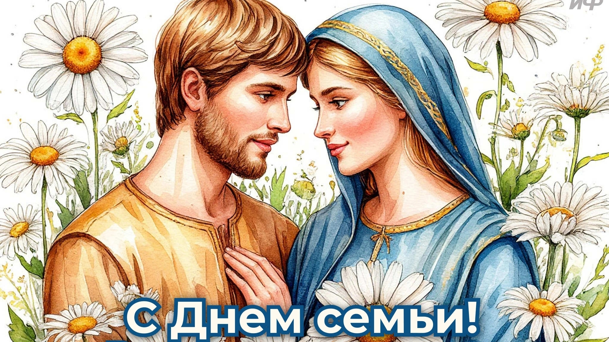 Мама,папа,я-дружная семья! С днём семьи. Роскошная музыкальная открытка.