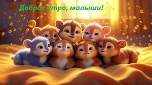 Пушистое утро. Песенка для малышей.