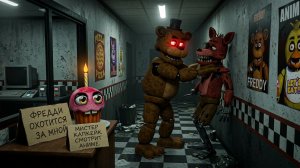 Фредди Охотится за Мной и Мистер Кексик Смотрит Аниме! - FNAF Michael's Travel