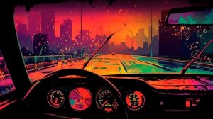80s Night Drive Mix – Synthwave City Lights & Retro FM Radio