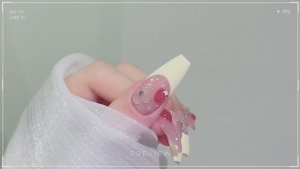 shuninail. Сверкающий маникюр с лимоном, маслом и клубникой!🍋🍓🇰🇷 Корейский маникюр
