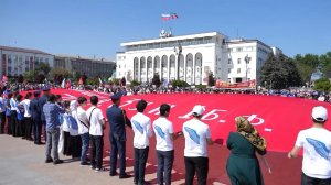 Торжественный митинг прошел на главной площади Махачкалы