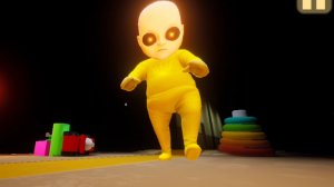 МАЛЫШ В ЖЁЛТОМ СТАЛ СТРАШНЕЕ!! МЕГА ПОБЕГ ОТ МАЛЫША!! The baby in yellow 2 серия!