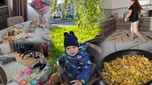 Семейный влог 👨👩👧👦 Сами себе устроили вкусный ужин ❤️ У нас всё по простому 😊
