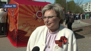 В Тихвине празднование Дня Победы началось со смотра строя и песни