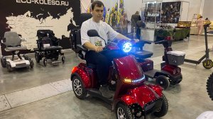 Обзор четырехколесного электроскутера Eco Koleso i7 Pro на выставке «Активный Отдых» в Новосибирске