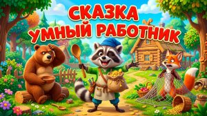 Сказка «Умный работник» | Русская народная сказка | Мультфильм для детей смотреть онлайн