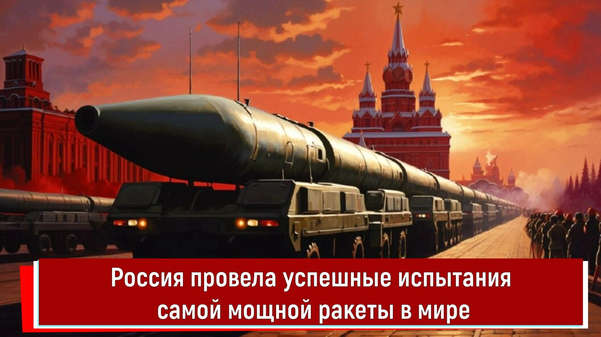 Россия провела успешные испытания самой мощной ракеты в мире