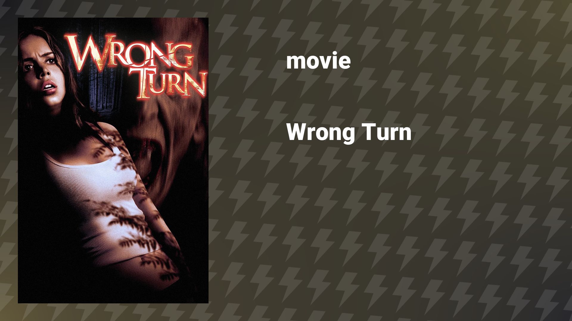 Wrong Turn (movie, 2003) смотреть онлайн