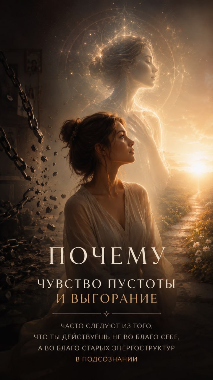 Почему ты чувствуешь пустоту и выгорание?