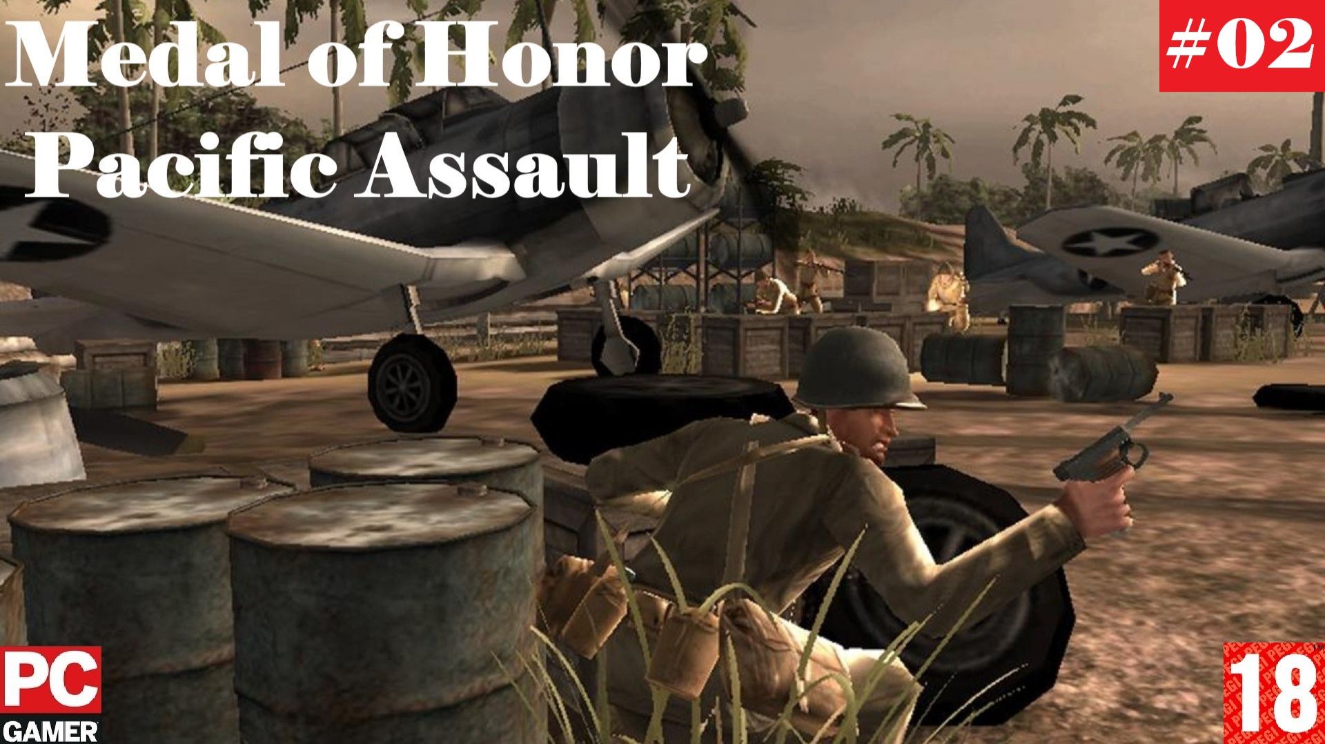 Medal of Honor: Pacific Assault (2004) (PC) - Прохождение #02. на Русском.