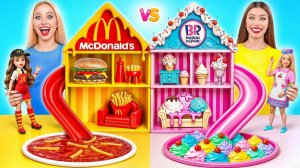 Строим Удивительный Кукольный Домик МакДональдс vs Баскин Роббинс # Война Пранков от Multi DO Smile