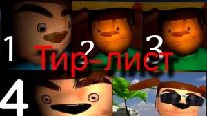 ТИР-ЛИСТ ВСЕХ ЧАСТЕЙ ТИМОХИ | ЛАУЗИ
