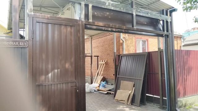 Автоматические секционные ворота