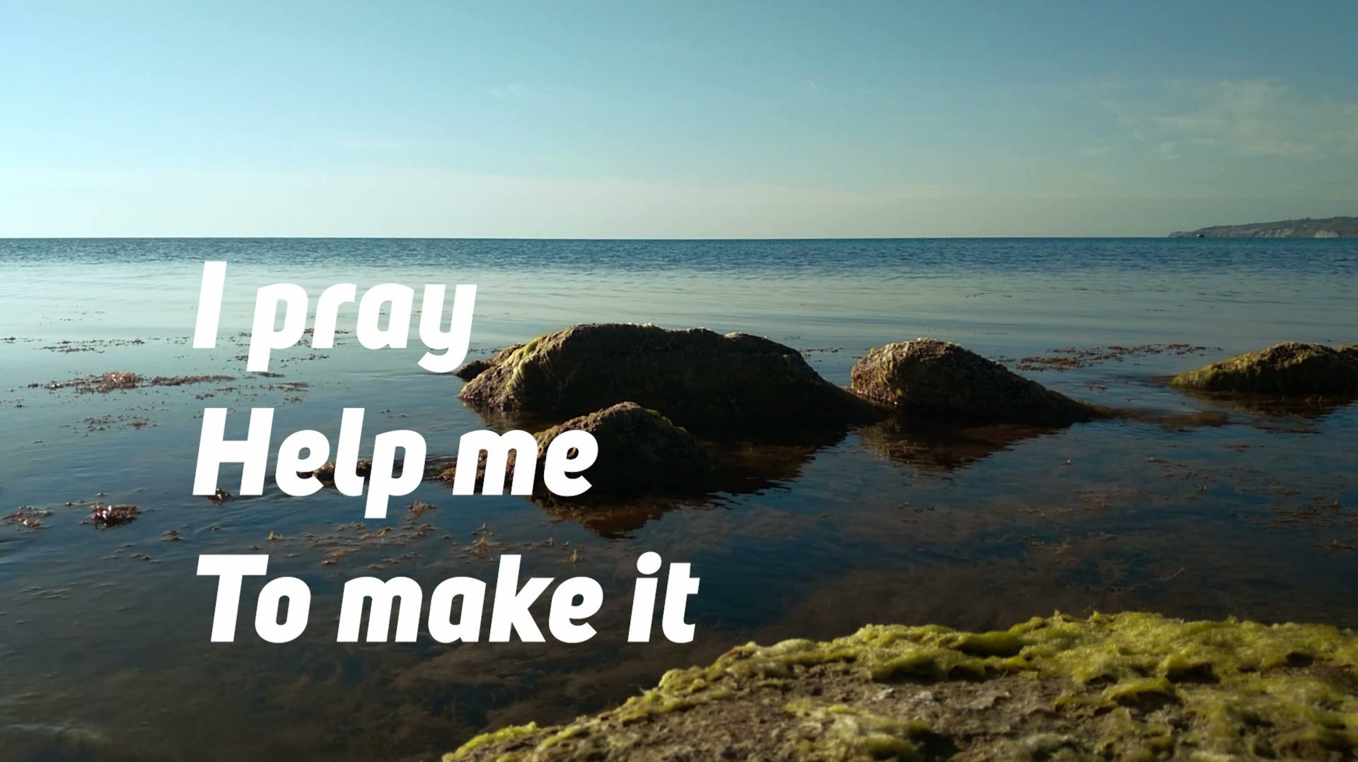 I pray ...