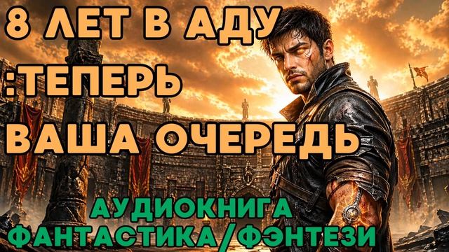 АУДИОКНИГА ФАНТАСТИКА/ФЭНТЕЗИ: 8 ЛЕТ В АДУ. ТЕПЕРЬ ВАША ОЧЕРЕДЬ СЛУШАТЬ
