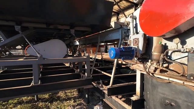 дробилка Krafter RS-550 с вибростолом и поперечным транспортером