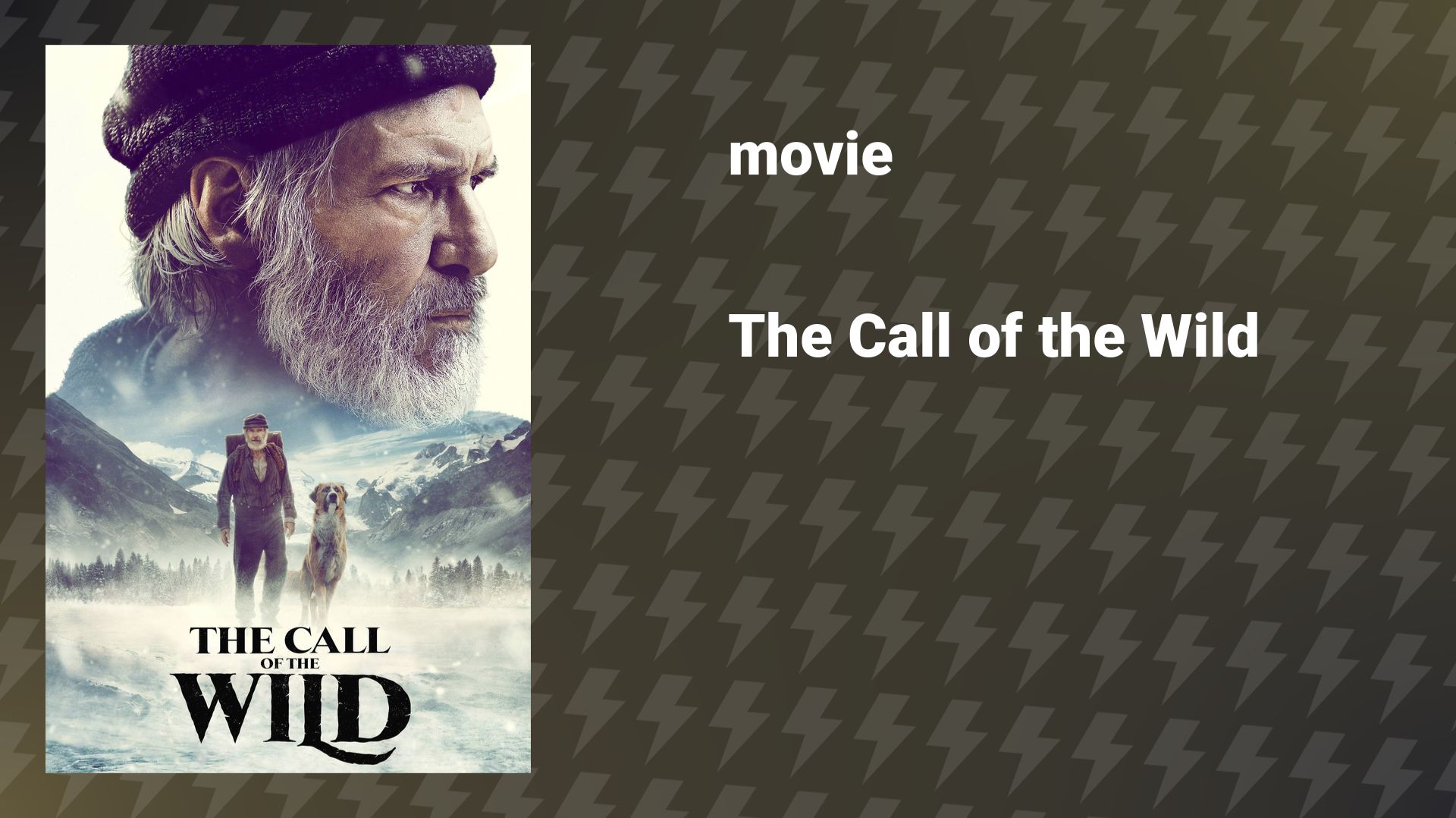 The Call of the Wild (movie, 2020) смотреть онлайн