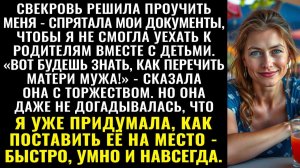 Истории из жизни| Свекровь утаила мои документы |Аудио рассказы|Жизненные истории
