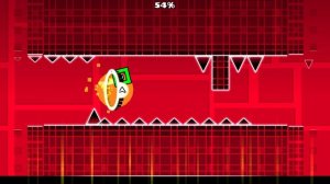 Прохождение уровня Jumper на 3 монетки Geometry Dash