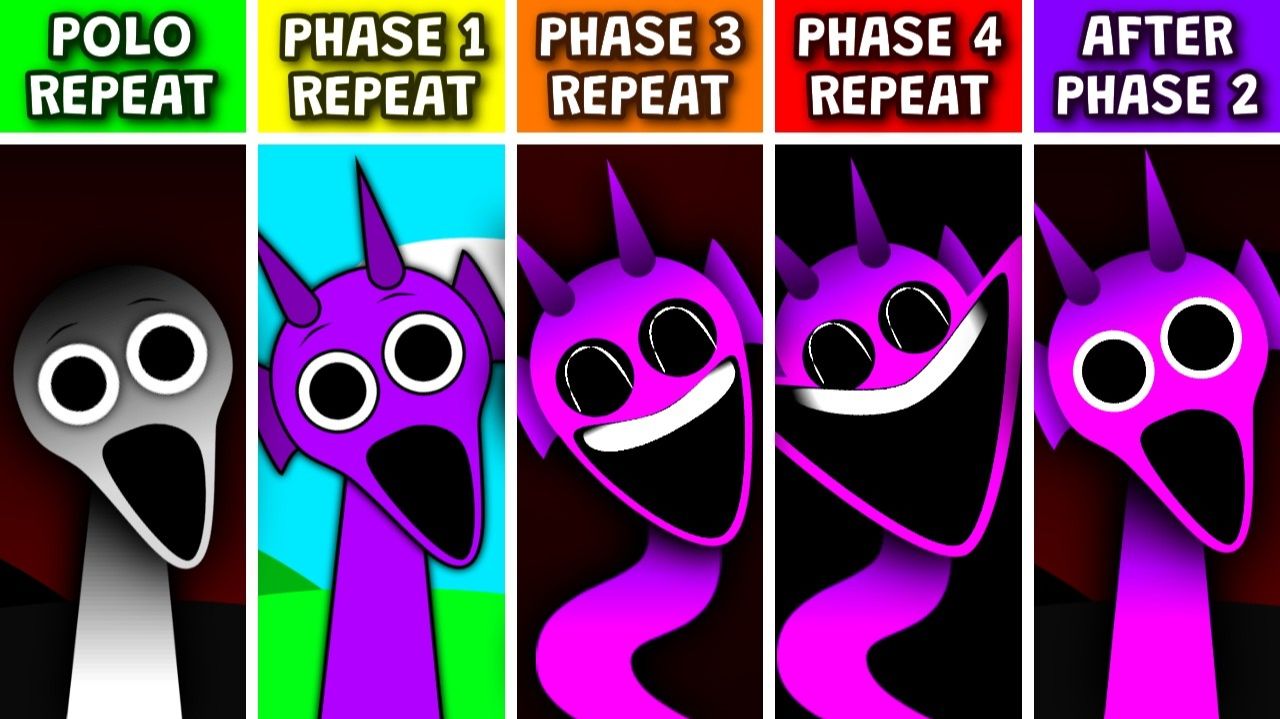 INCREDIBOX SPRUNKI: POLO 🤵, ФАЗЫ 1,3,4 🔁 ПОВТОРЯЮТ ФАЗУ 2! ♾️🌀