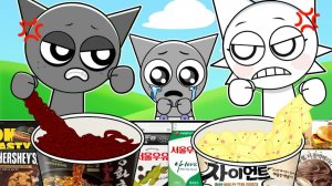 МАМА И ПАПА ССОРЯТСЯ! Incredibox Sprunki — Грей против Венды + МАЛЫШ Магазинчик «Удобство» МУКБАНГ А