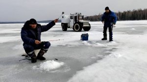 Едем на рыбалку на вездеходе